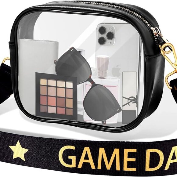 Game Day Clear Purse with Adjustable Strap – Perfect for Stadium Events - Picture 8 of 8